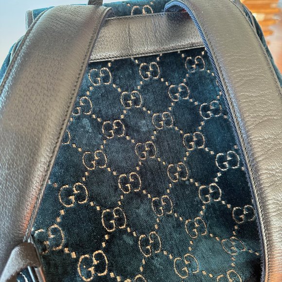 Gucci velvet backpack main image 6